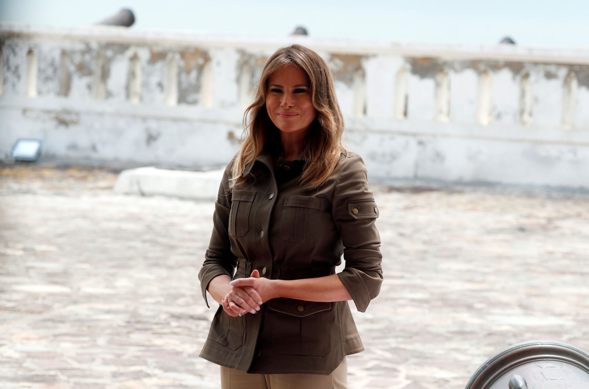 Melania Trumpová v Ghaně