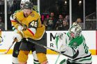 Hertl střelou nad lapačku otevřel načal výhru Vegas s Dallasem