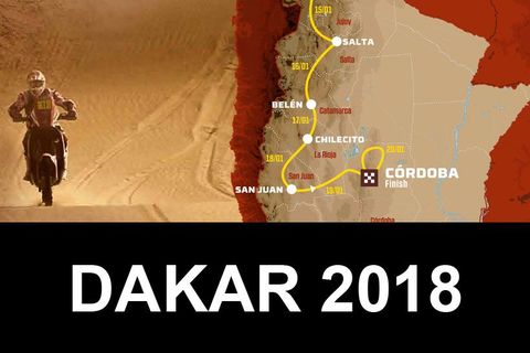 Grafika: Program, výsledky, mapy, videa. Vše o Rallye Dakar 2018