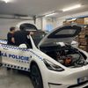 Tesla Model Y městská policie Tábor