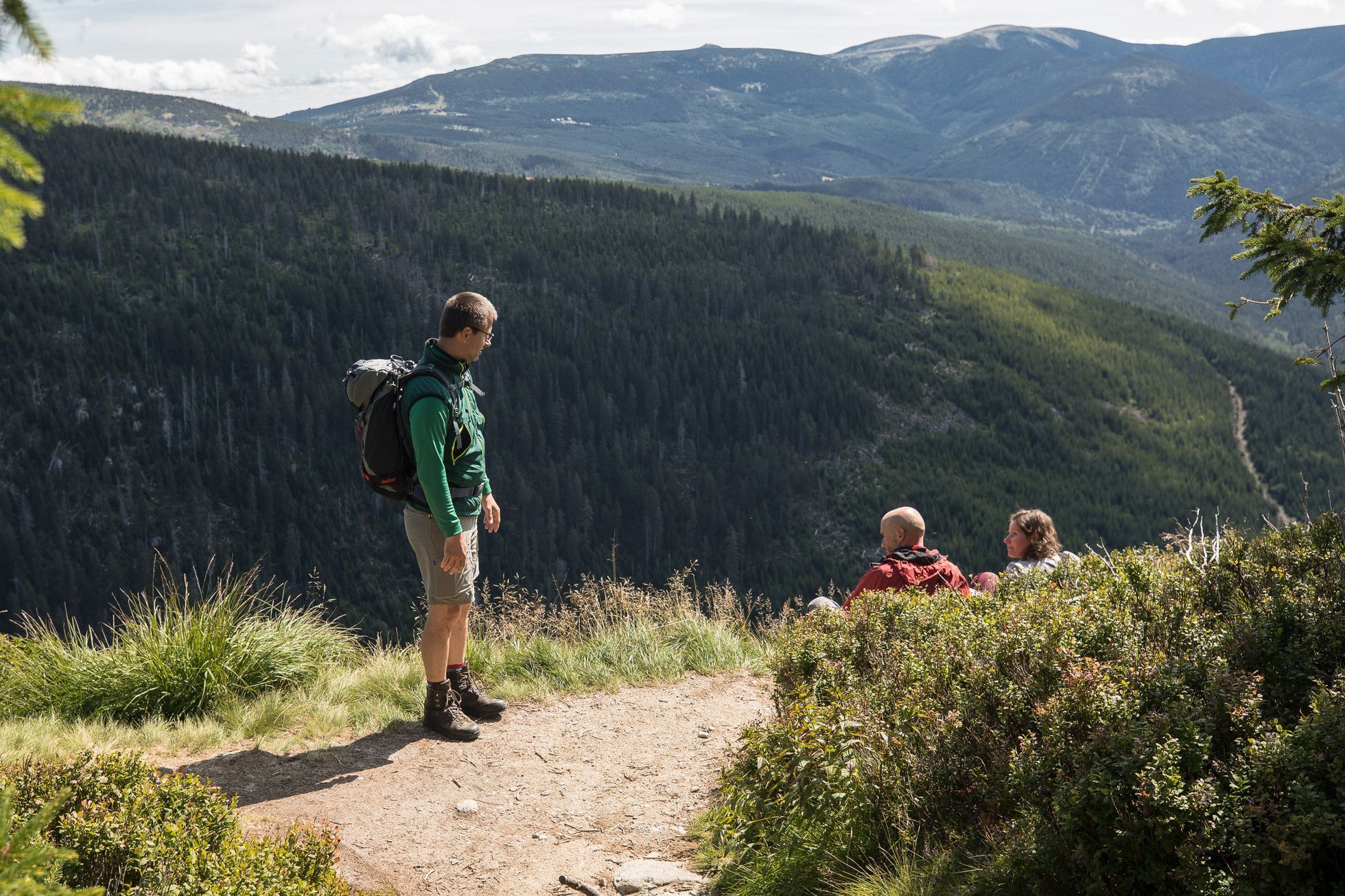 KRNAP overturismus, turisté, Národní park Krkonoše, turistika, správce, ranger, výlet, dovolená