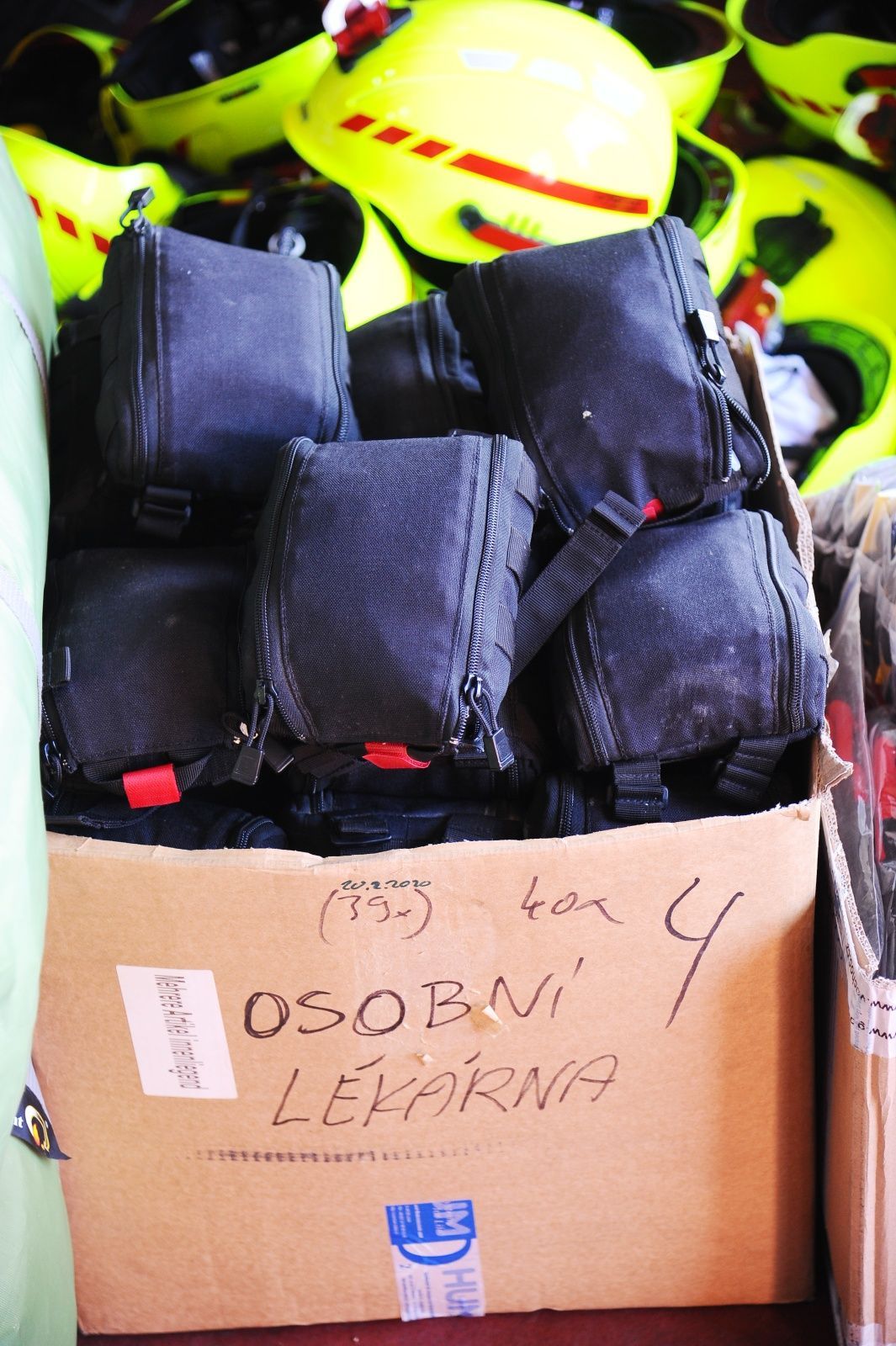 Příprava týmu USAR na odlet do Bejrútu