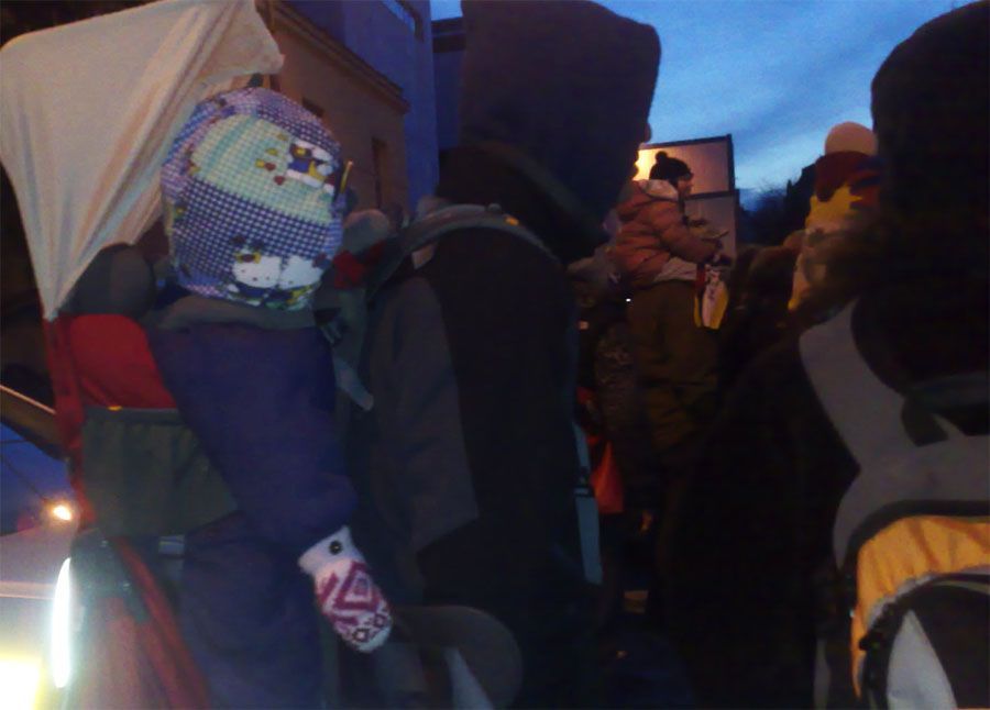 Protest za Tibet před čínským velvyslanectvím