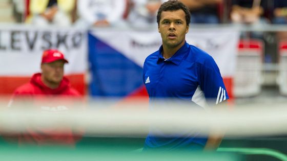 Tsonga se nestačil divit, Veselý se trápil. To byl první den Davis Cupu v Třinci