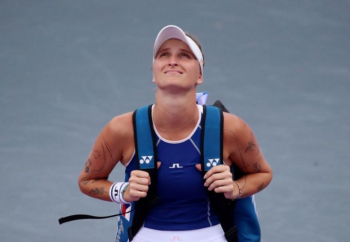 Markéta Vondroušová na loňském Turnaji mistryň v mexickém Cancúnu