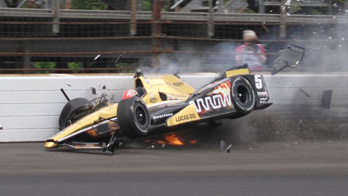 Indianapolis 500, trénink: James Hinchcliffe