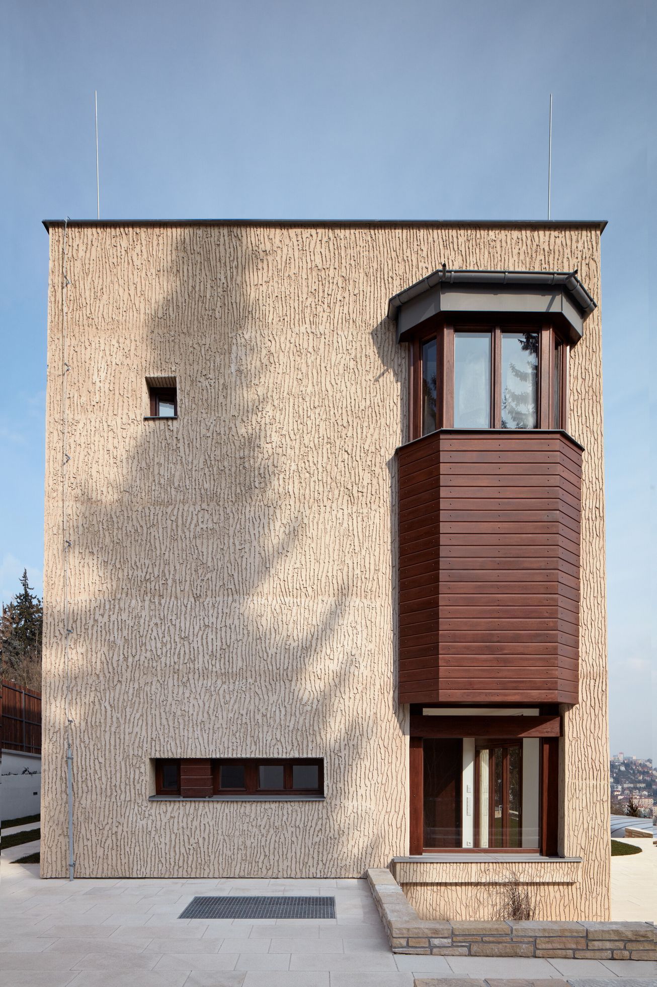 vila, funkcionalismus, architektura, Barrandov