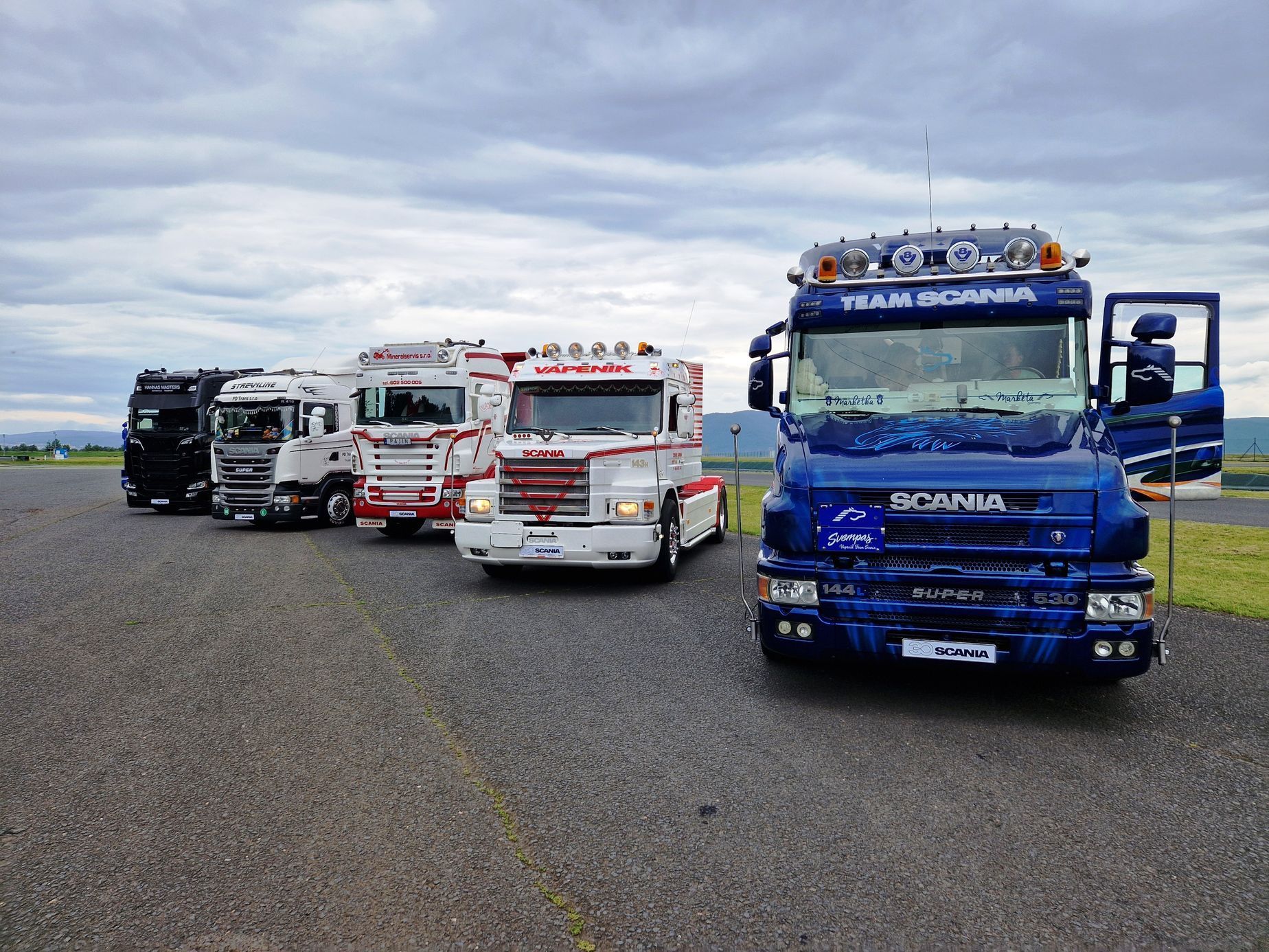 Scania 30 let v Česku polygon Most