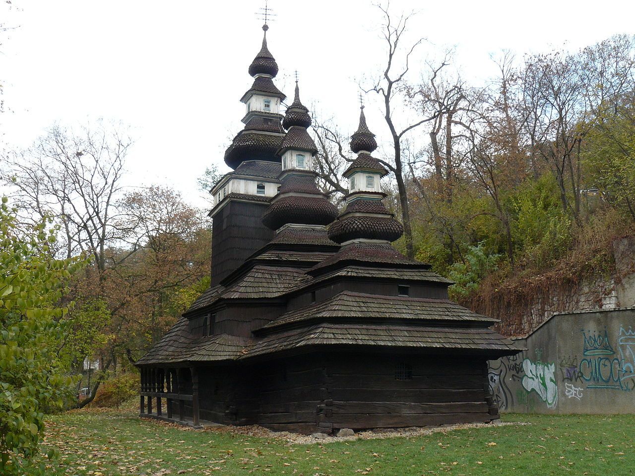 Kostel sv. Michaela - před požárem