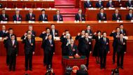 čína prezident komunistická strana parlament