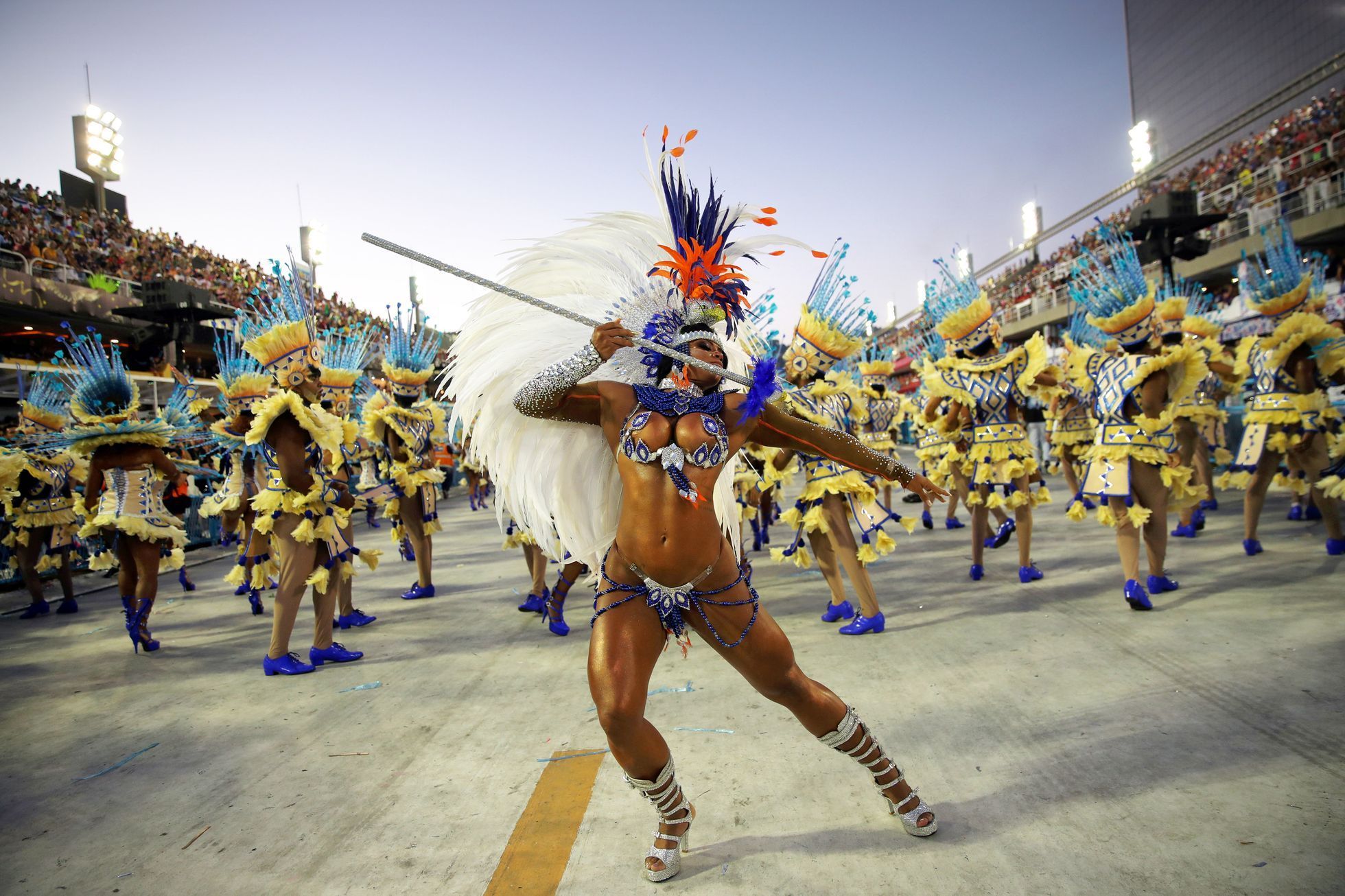 Fotogalerie / Tak vypadal letošní ročník tradičního karnevalu v v Riu de Janeiro v Brazílii / 2020 / Reuters