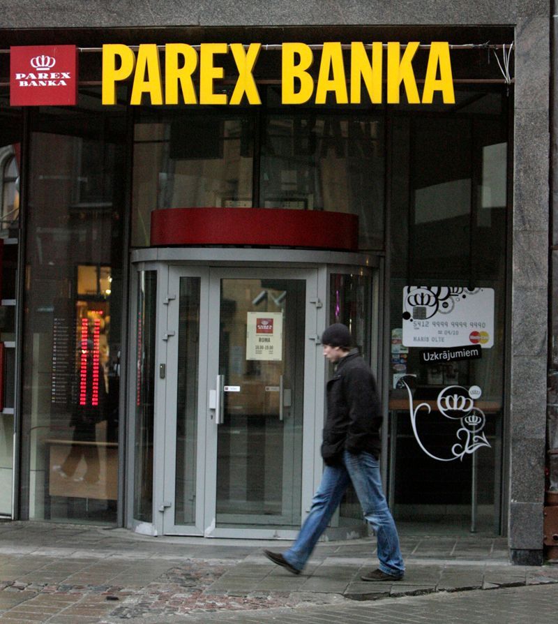 Finanční krize v Lotyšsku: Banka Parex