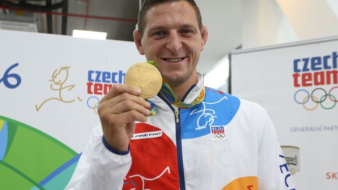Lukáš Krpálek vybojoval v Riu jedinou českou zlatou olympijskou medaili.