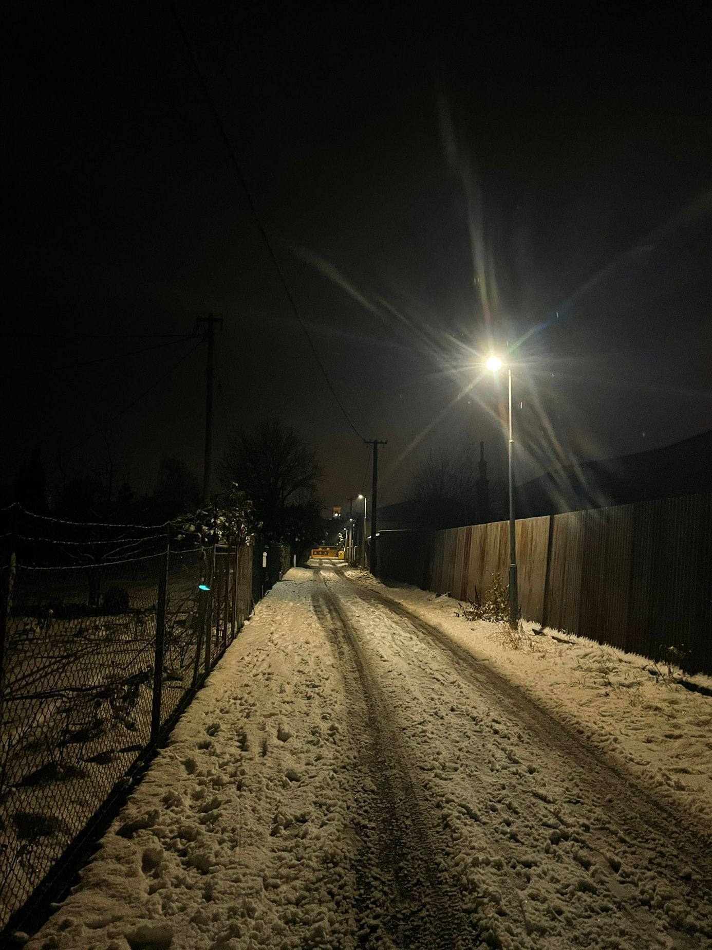 První sníh v Česku