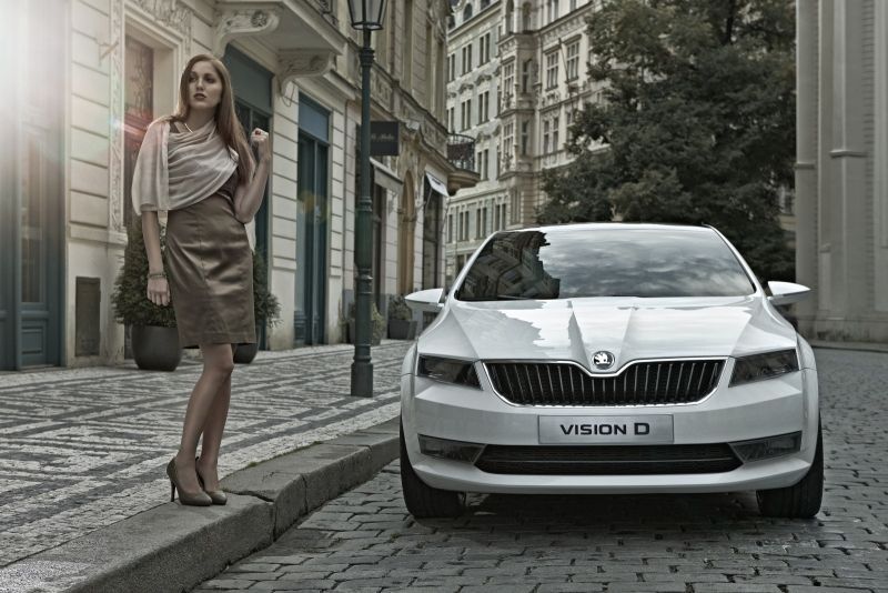 Vision D a Škoda Octavia