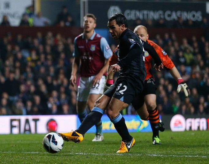 Útočník Manchesteru City Carlos Tévez