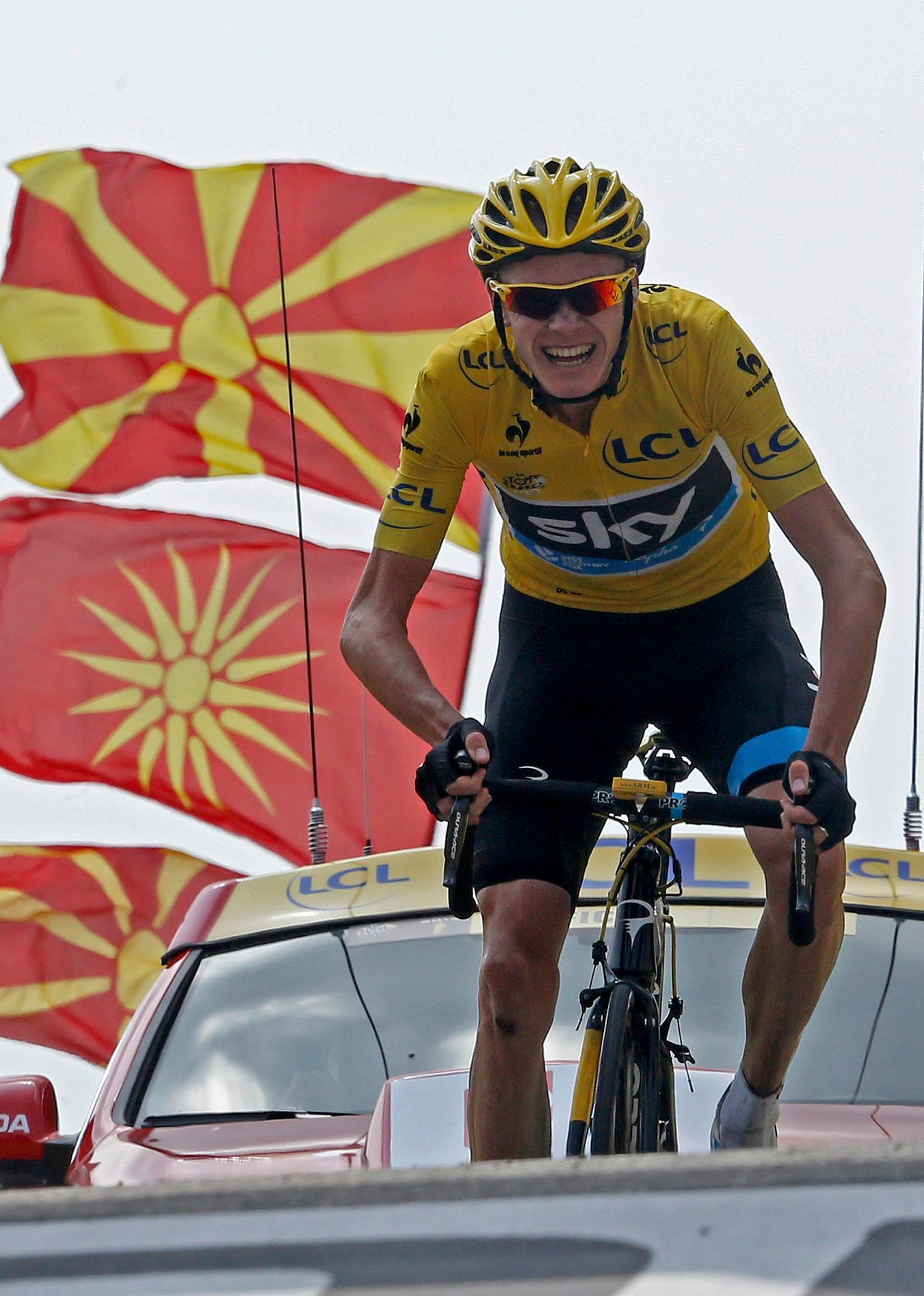 15. etapa Tour de France: stoupání na Mont Ventoux v podání vítězného Frooma