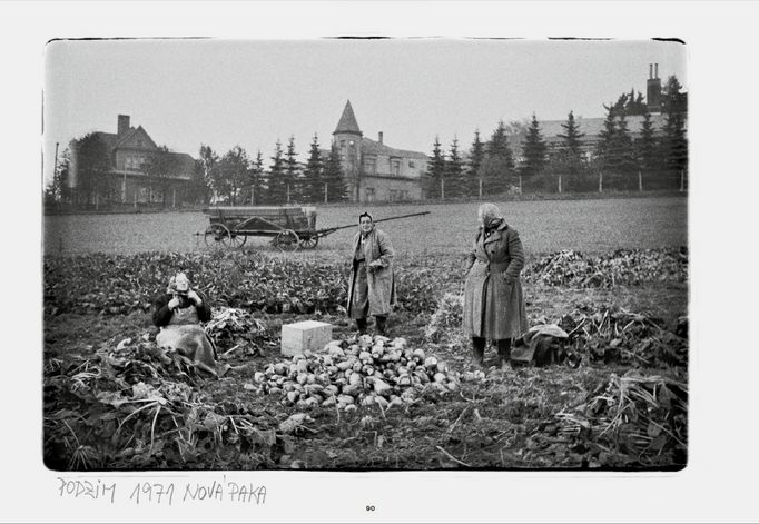 "Podzim", Nová Paka, 1971. Ukázka z chystané knihy Bohdana Holomíčka „Album 1958–1977“ od nakladatelství Torst.