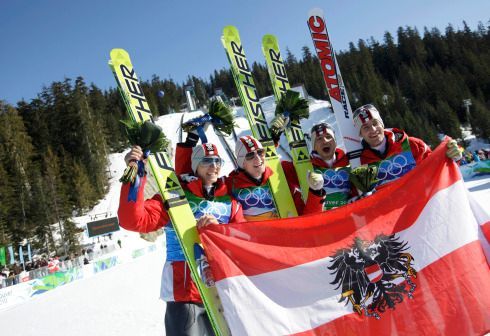 Skoky na lyžích - družstva