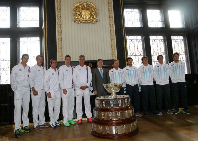 Los semifinálového duelu Davis Cupu 2013 Česko - Argentina