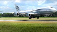Boeing 747-8i, který plánuje Donald Trump převzít jako dar od Kataru.