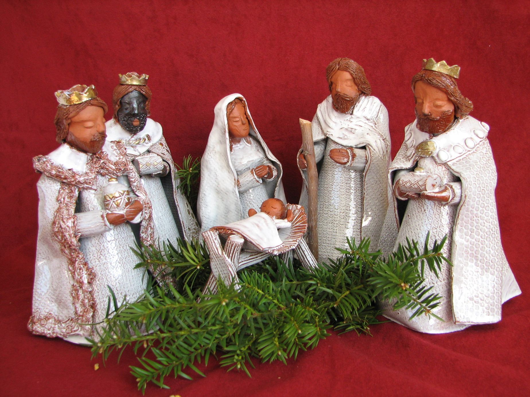 Betlémy - glazovaná keramika