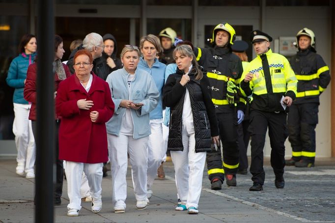 Střelba v ostravské nemocnici, kde útočník zavraždil 6 lidí. Ostrava, 10. 12. 2019.