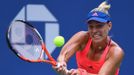 Angelique Kerberová ve finále US Open 2016 s Karolínou Plíškovou.