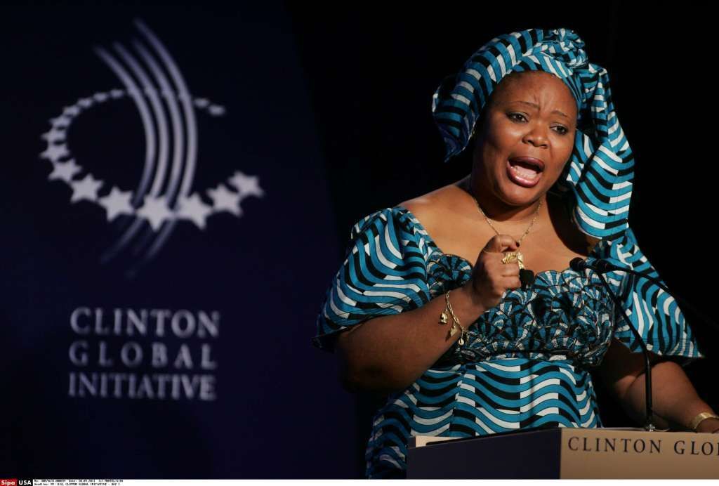 Liberijská mírová aktivistka Leymah Gboweeová