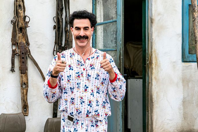 Sacha Baron Cohen jako Borat.