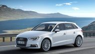 Audi A3 Sportback e-tron - Jeden z nejmenších plug-in hybridů na trhu se chlubí spotřebou 1,6 litru benzinu na 100 km. K dostání je od 995 900 Kč.