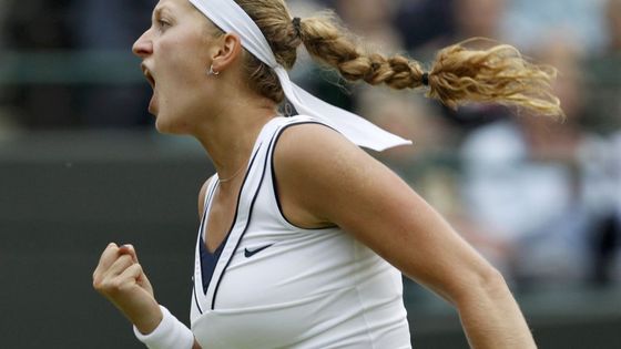 Pýcha českého tenisu Kvitová je na Wimbledonu už v semifinále