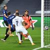 Marquinhos z PSG dává gól ve čtvrtfinále LM Atalanta - Paris St. Germain