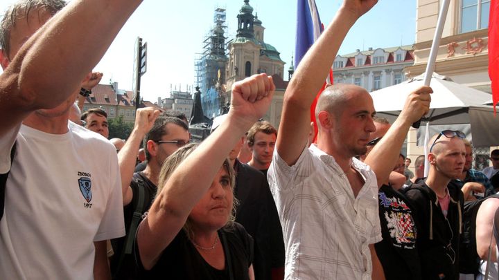 "Češi jsou ve strachu z migrace fenomén." Kampaň jim vysvětluje triky dezinformátorů; Zdroj foto: Ludvík Hradilek