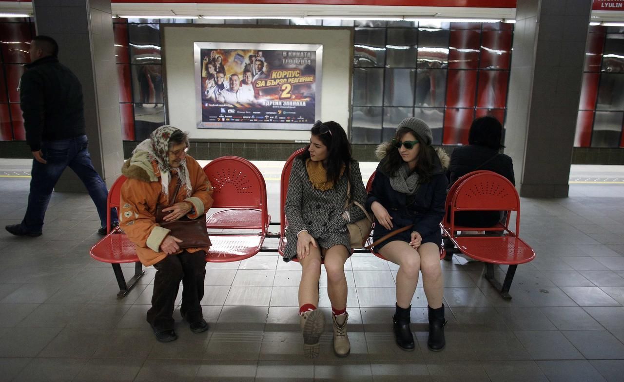 No Pants Subway Ride neboli jízda metrem bez kalhot