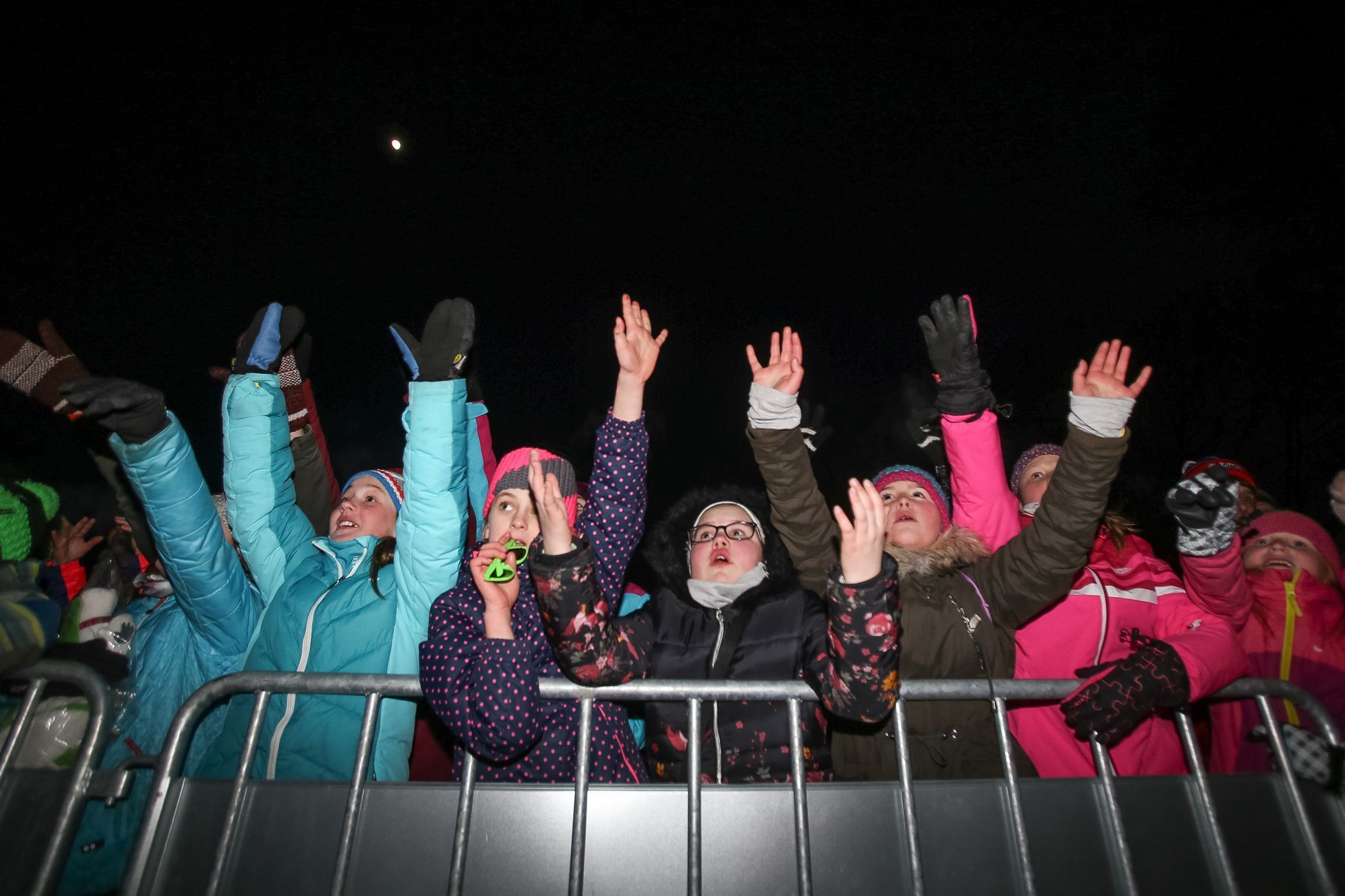 Vítání čtyř olympioniků ve Vrchlabí (2018) - Michal Krčmář, Eva Samková, Karolína Erbanová a Karolína Grohová