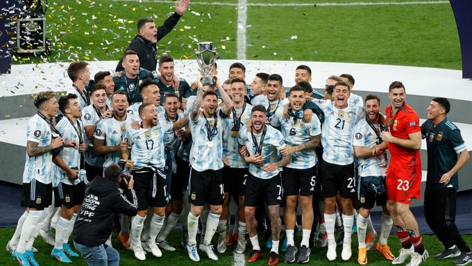 Argentinští fotbalisté ovládli Finalissima