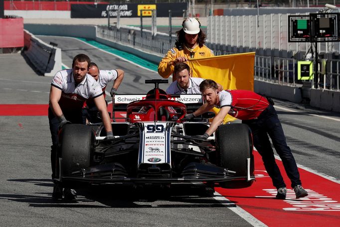 Testy F1 2019, Barcelona II: Antonio Giovinazzi, Alfa Romeo