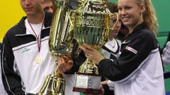 Finále tenisové extraligy v Prostějově: Berdych a Wozniacká