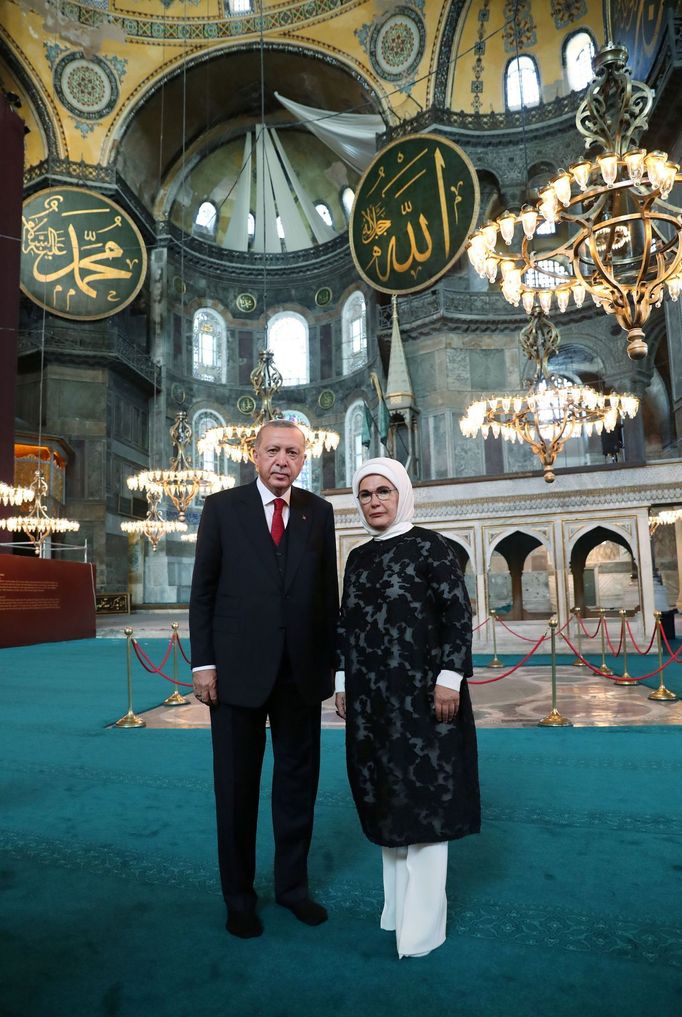 Hagia Sofia před otevřením jako mešity