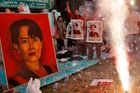 První projev Su Ťij: Snažme se dál o demokracii