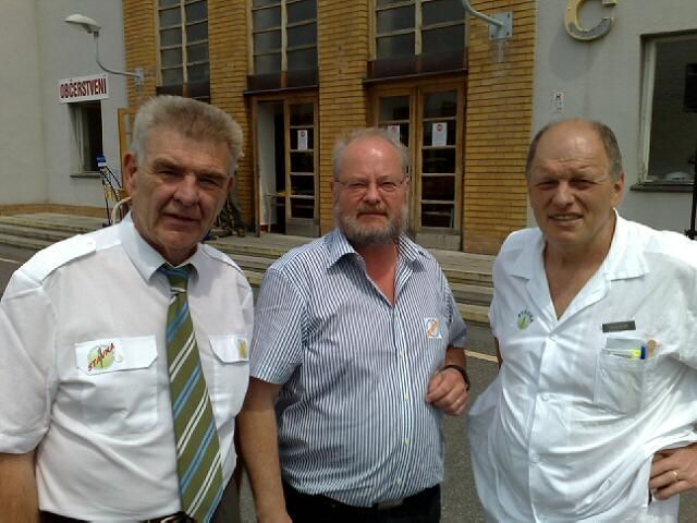 Hanjo Lucassen, Wolfgang Anschütz a šéf odborů Thomayerovy nemocnice v Krčí MUDr. Alexander Kolský