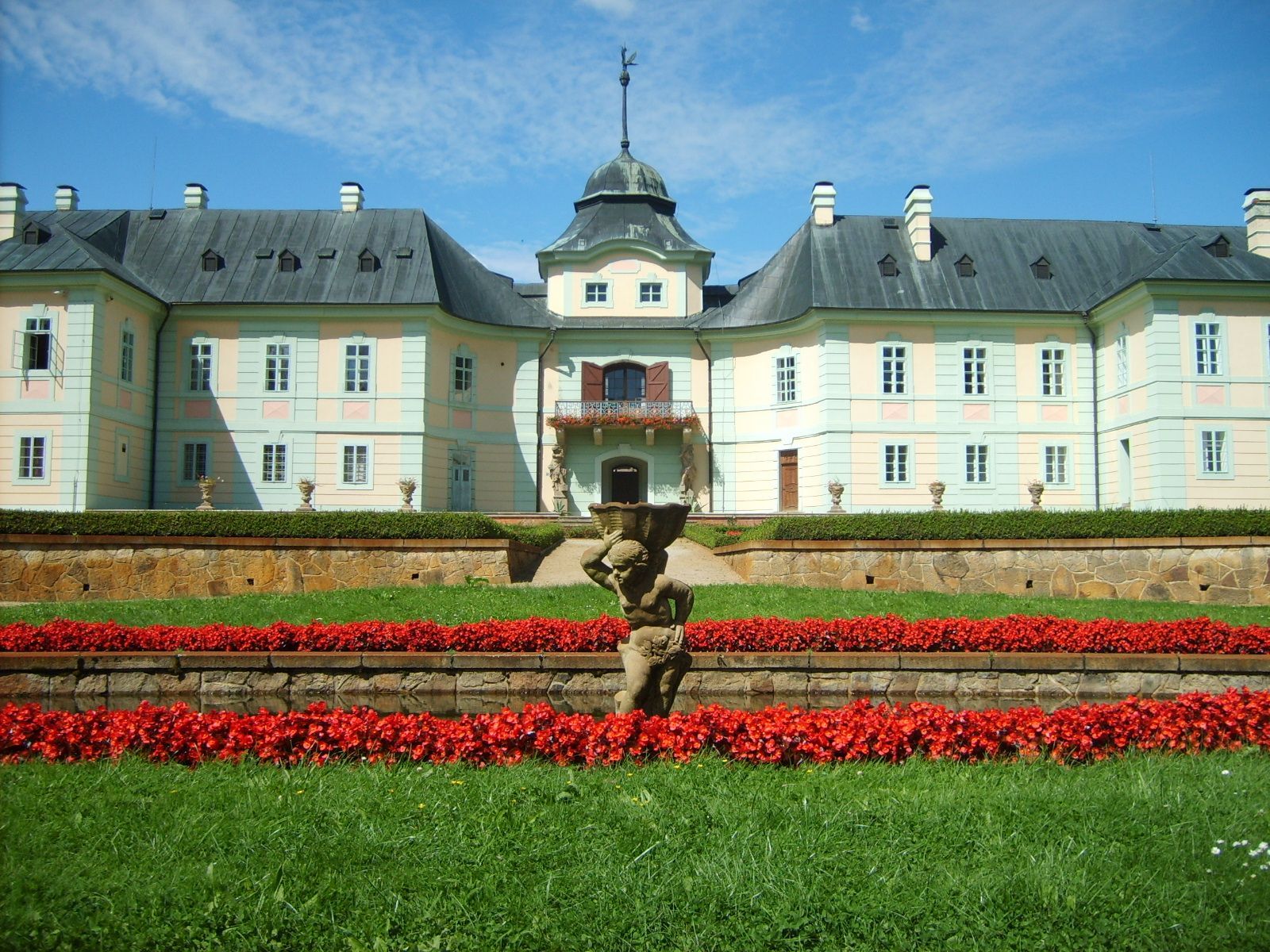 Zámek Manětín, barokní zámek, baroko, Plzeňsko