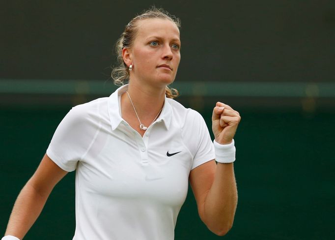 Petra Kvitová na Wimbledonu 2014