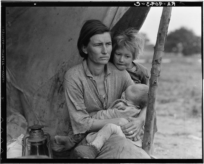 Dorothea Lange - Migrující matka