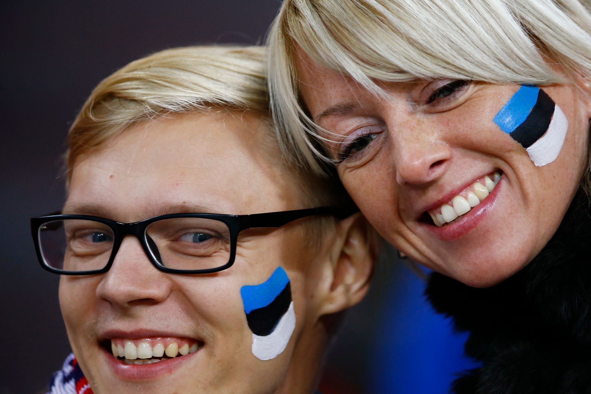 Fanoušci Estonska v kvalifikaci na Euro 2016