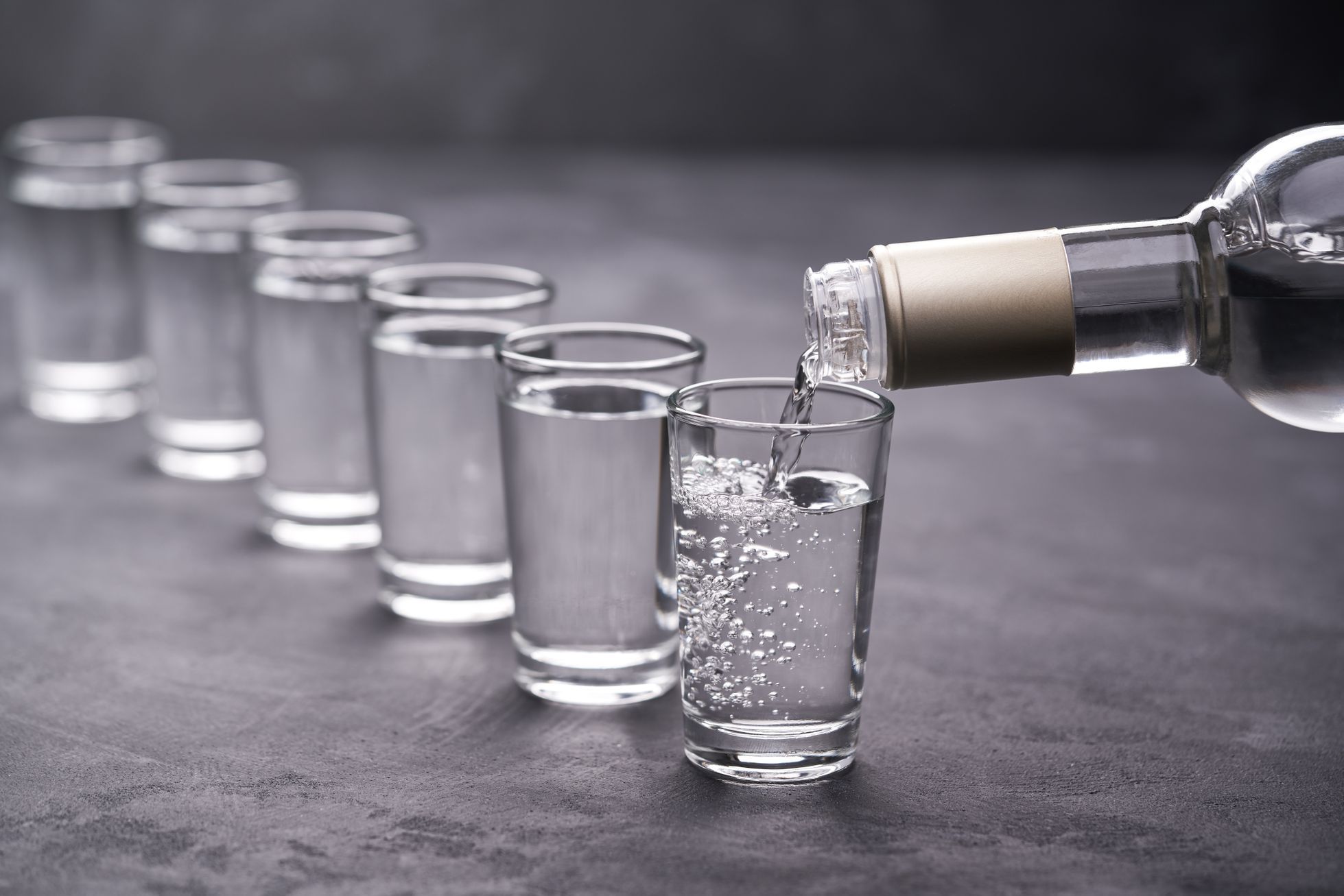 Vodka, alkohol, panák, ilustrační foto