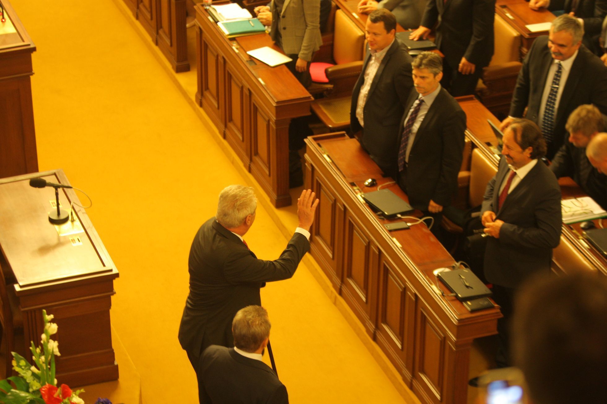 Miloš Zeman v poslanecké sněmovně