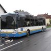 Požár městského autobusu v Ostravě - Hošťálkovicích