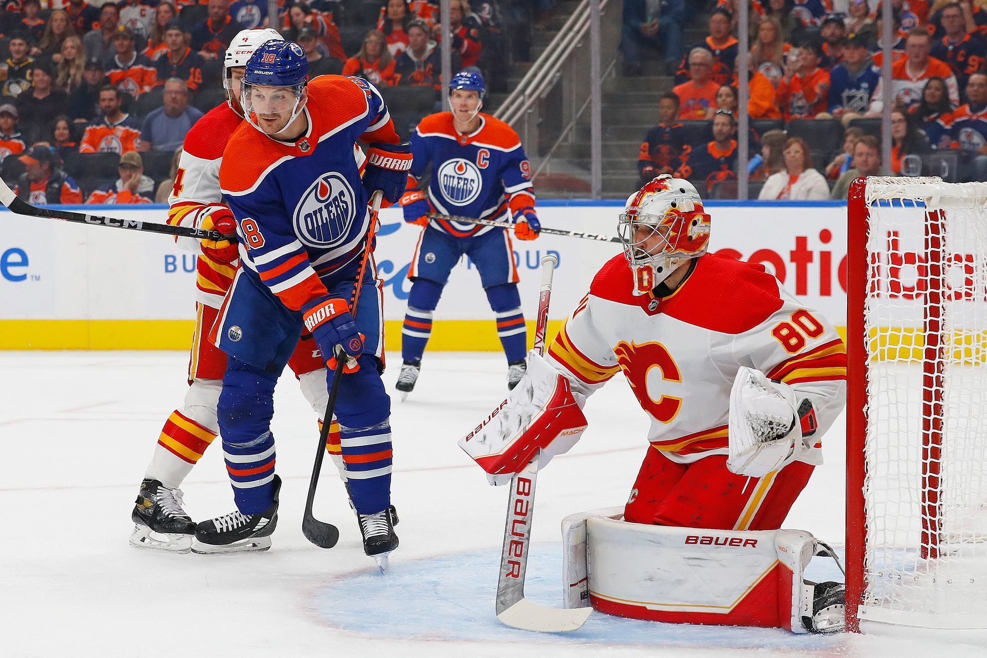 NHL: Preseason-Calgary Flames at Edmonton Oilers, Daniel Vladař